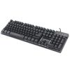 MANHATTAN USB-Gaming-Tastatur mit LEDs und Metallunterseite