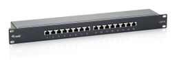 Equip 19" Patchpanel 16xRJ45 Cat6  FTP 1U     250MHz RAL9005