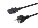 Equip Stromkabel CEE 7/7    ->C13 St/Bu   schwarz  3.00m PVC