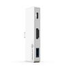 Alogic USB-C Dock Nano Mini mit 4k HDMI/USB-A     60W silber