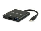 CONCEPTRONIC  3-1 Dock USB-C->HDMI/USB-A/100WPD      25cm sw