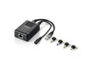 LevelOne PoE Fast-Ethernet Splitter RJ45 100Mbps <3W schwarz