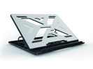 Conceptronic THANA ERGO S, Laptop Cooling Stand Laptopstandaard Grijs 39,6 cm (15.6")