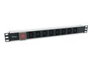 Equip 19" Steckdosenleiste IEC320 C14->8xIEC C13+Switch Alu.
