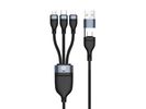 CONCEPTRONIC Kabel USB-C/-A3.0->C/MicroB/+   480Mbs 1.50m sw