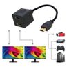 Techly HDMI Videokabel Splitter Stecker auf 2x HDMI Buchse
