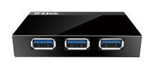 D-Link DUB-1340  4-Port USB3 Hub mit Netzteil        schwarz retail