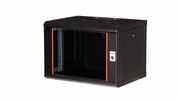 Equip 19" Netzwerkschrank Glastür  PM 600x450mm  7HE schwarz