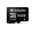 SD MicroSD Card  16GB Verbatim SDHC Premium Class 10 retail