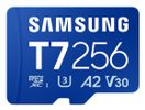 SD MicroSD Card 256GB Samsung SDXC T7              (Class10) retail
