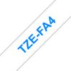 Textilband Brother 18mmx3m weiß/blau (Aufbügelband) TZEFA4