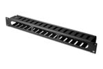 Equip 19" Kabelmanagement RW abnehm. Stahl       1U  RAL9005