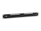 Equip 19" Patchpanel 16xRJ45 Cat5e UTP 1U     100MHz RAL9005