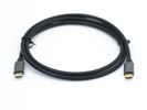 Equip Kabel USB-C3.2->C Gen2 4K  PD100W St/St  1.00m schwarz