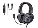 CONCEPTRONIC Headset Gaming+Split./Bedien./Mikr/RGB 2.20m sw