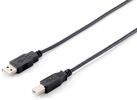 Equip USB2.0 Druckerkabel USB-A->USB-B  St/St  3.00m schwarz Polybeutel