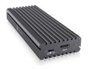 Geh. IcyBox USB 3.1 Typ-C M.2 NVMe SATA SSD Gehäuse extern