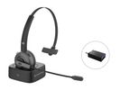 CONCEPTRONIC Headset Mono WLS BT5.0/Mikro/ANC/Dock  22Std sw