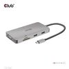 Club3D USB-C 9in1-HUB >HDMI/VGA/2xUSB/USB-C/RJ45/SD   PD100W retail
