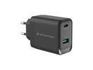 CONCEPTRONIC Ladegerät 2Port GaN USB-C/-A    45WPD3.0/PPS sw