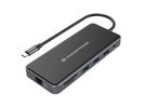CONCEPTRONIC 12-1 Dock USB-C->2xHDMI/3xUSB-A/AUX/+   25cm gr