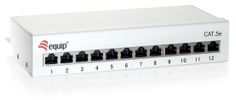 Equip Patchpanel 12xRJ45 Cat6  Desktop        250MHz RAL7035