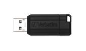 USB-Stick  64GB Verbatim 2.0 Pin Stripe Black retail