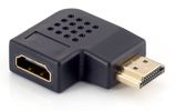 Equip HDMI Winkeladapter 1920x1080/60Hz St/Bu   90°  schwarz Polybeutel