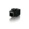 Equip Keystone-Koppler ungeschirmt Cat6  2xRJ45     8Stk  sw Polybeutel