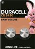 Duracell Batterie Knopfzelle CR2450 3.0V Lithium        2St.