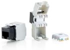 Equip Keystone Jack ungeschirmt Cat6  LSA Prem. wzf.8Stk  sw Polybeutel