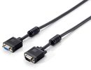 Equip VGA Kabel 1024x 768/60Hz Erweit.  St/Bu 15.00m schwarz Polybeutel