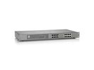 LevelOne Switch 16x FE FEP-1612             19" 480W 16xPoE