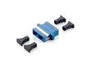 Equip LWL-Koppler SC->SC  Singlemode Duplex      12Stk  blau