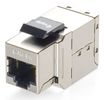 Equip Keystone-Koppler geschirmt   Cat6A 2xRJ45     8Stk sil Polybeutel