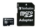 SD MicroSD Card  16GB Verbatim SDHC Premium Class10 + Adapte retail