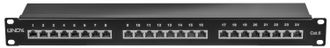 LINDY Cat6  Patchpanel 24p STP 1HE Schwarz