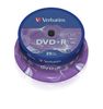 DVD+R Verbatim 4,7GB 25pcs Pack 16x Spindel azo silber retail