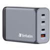 Verbatim GNC-240 GaN Charger 4 Port 240W USB A/C (EU/UK/US)