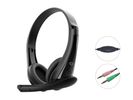 CONCEPTRONIC Headset Stereo AUX/Mikro/Bedien.       1.80m sw