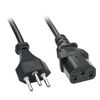 LINDY IEC-Netzkabel Schweiz IEC320 C13 3m