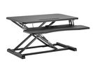 Equip Monitortisch mit Sitz-Stehbankerhöhung  15Kg        sw
