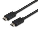 Equip Kabel USB-C2.0->C 3A PD 60W       St/St  1.00m schwarz Polybeutel