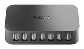 D-Link DUB-H7    7-Port USB2 Hub mit Netzteil        schwarz retail