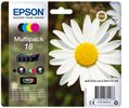 Patrone Epson 18 4er-Pack black + color                T1806