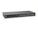LevelOne GB/L3 Manag.PoE Switch 24xPoE+/TURING/+370W   1Gbps