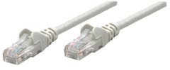INTELLINET Patchkabel Cat6A CU S/FTP LSZH 0.25m grau