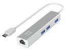 LevelOne Adapter GigaBit    USB-C3.0->RJ45/3xUSB-A3.0  1Gbps