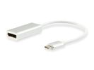 Equip Adapter USB-C->DisplayPort    St/Bu 4K/ 60Hz 0.15m PVC