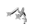 Monitor Arm IcyBox 2 Monitore bis zu 32"/9kg neig&schw si retail